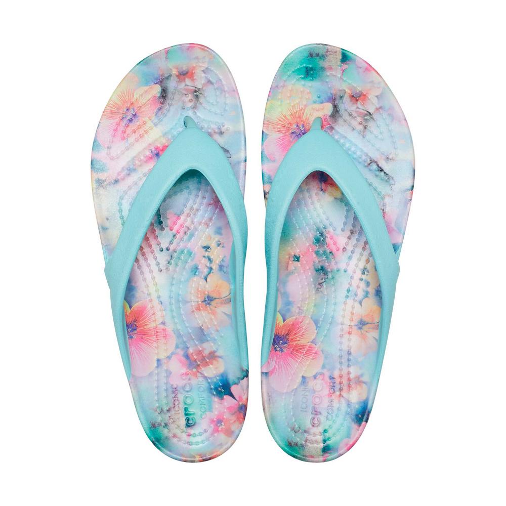 Tong Crocs Kadee II Dream Femme Menthe Multicolore | France 0190ILHS